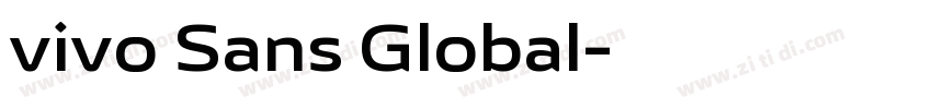 vivo Sans Global字体转换 vivo Sans Global字体转换